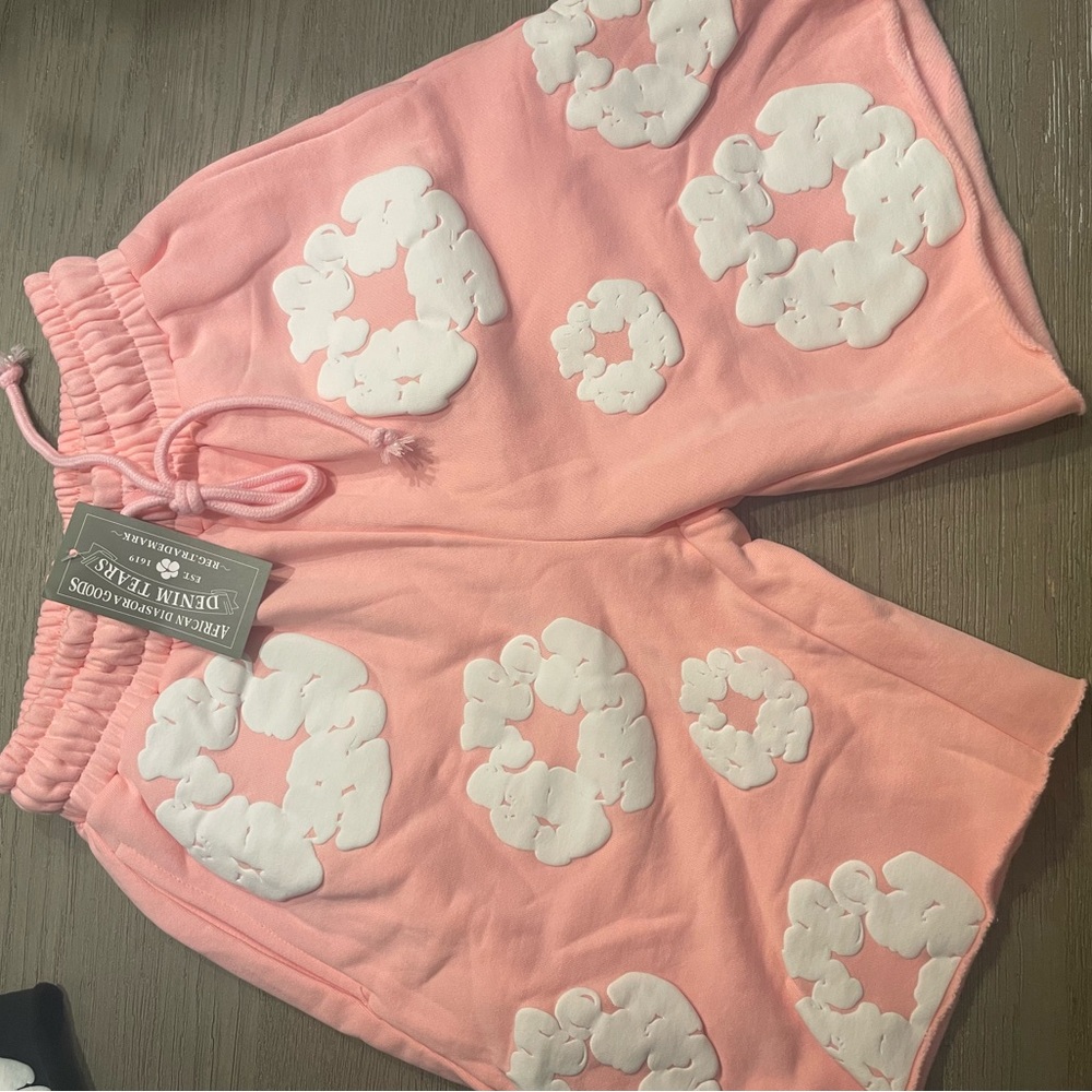 Denim tear shorts